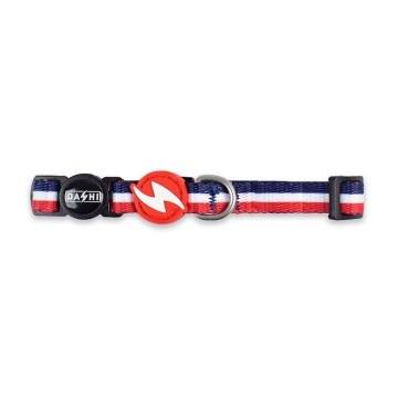 Dashi Περιλαίμιο Σκύλου Stripes Red & Blue M 35-54cm