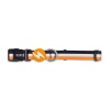 Dashi Περιλαίμιο Σκύλου Stripes Orange & Black L 46-72cm