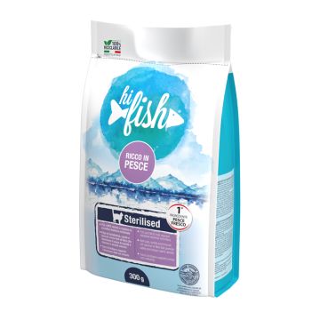 Hi Cat Adult Sterilised Fresh Fish 300gr