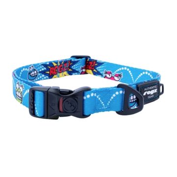 Rogz Περιλαίμιο Σκύλου Fusion Comic Blue XL 43-70cm