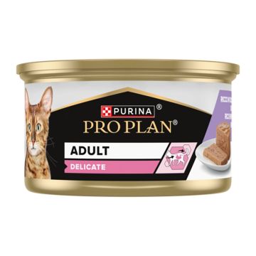 Purina Pro Plan Cat Delicate Μους Γαλοπούλα 85gr