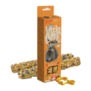 Little One Λιχουδιές Sticks with Berries 2x60gr για Χάμστερ