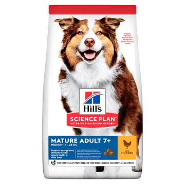 Hill's Science Plan Dog Mature Adult Medium με Κοτόπουλο 14kg