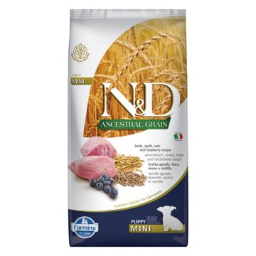 N&D Ancestral Dog Puppy Mini με Αρνί & Μύρτιλο 800gr
