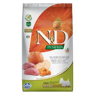N&D Pumpkin Dog Adult Mini με Αγριόχοιρο, Κολοκύθα & Μήλο 2.5kg
