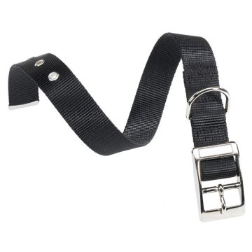 Ferplast Club Περιλαίμιο Σκύλου Μαύρο 1.5x27-35cm
