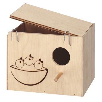 Ferplast Nido Ξύλινη Φωλιά Medium 19.5x14x14cm