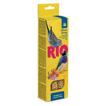 Rio Sticks Honey για Παπαγαλάκια & Εξωτικά Πουλιά 2τμχ