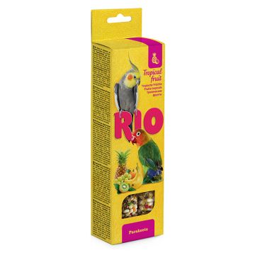 Rio Sticks Tropical Fruit για Μεσαίους Παπαγάλους 2τμχ