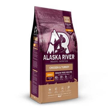 Alaska River Grain Free Cat Adult Sterilised Chicken & Turkey 6kg