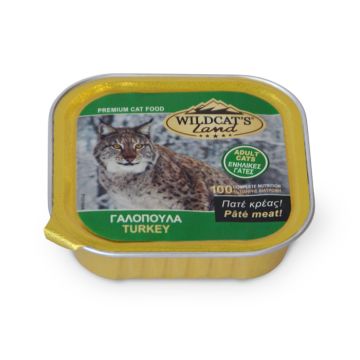 Wildcat's Allucup Adult με Γαλοπούλα 100gr