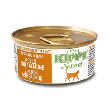 Kippy Cat Natural με Κοτόπουλο & Σολομό 70gr