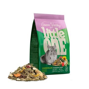 Little One "Green Valley" Τροφή για Τσιντσιλά 750gr