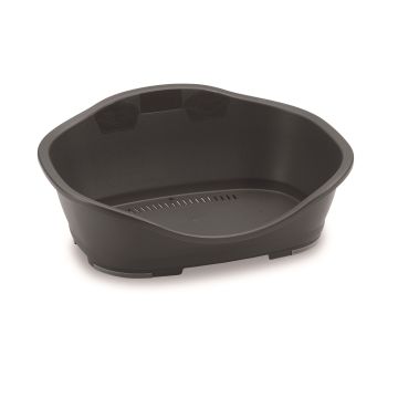 Stefanplast Sleeper 6 Κρεβάτι Πλαστικό Γκρι Σκούρο 118x80x39.5cm