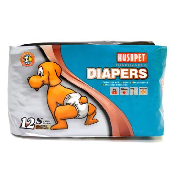 Hushpet Πάνες Βρακάκια S 33-48cm 12τμχ