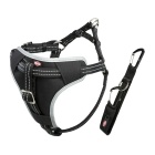 Trixie Ζώνη Ασφαλείας με Σαμαράκι Μαύρο L 65-80cm/23mm